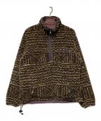 Patagoniaパタゴニア）の古着「95年製 GLISSADE PULLOVER / リバーシブルフリースジャケット」｜ブラウン×パープル