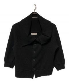 中古・古着通販】sacai (サカイ) ドッキングライダースニット ネイビー