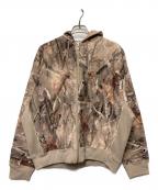 Champion REVERSE WEAVE×BEAMSチャンピオン リバース ウィーブ×ビームス）の古着「オリジナルカモジップパーカー」｜ベージュ