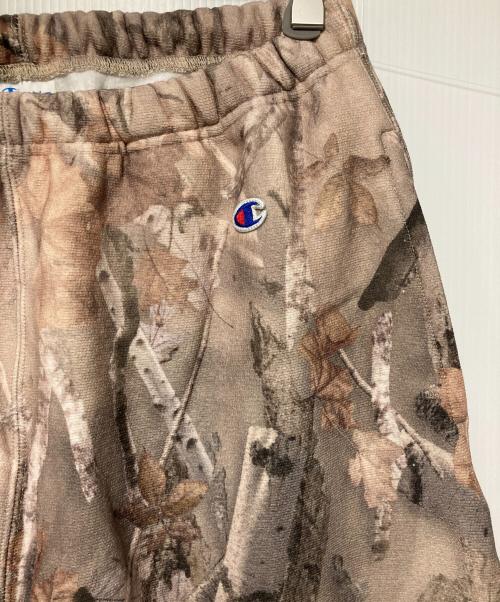 Champion（チャンピオン）Champion (チャンピオン) BEAMS (ビームス) オリジナルカモスウェットパンツ ベージュ サイズ:M 未使用品の古着・服飾アイテム