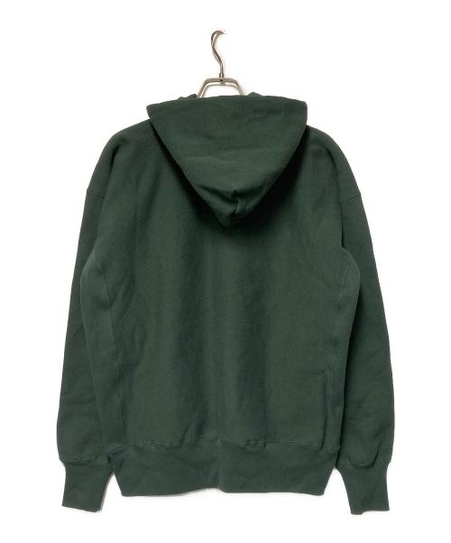 Champion REVERSE WEAVE（チャンピオン リバース ウィーブ）Champion REVERSE WEAVE (チャンピオン リバース ウィーブ) Pilgrim Surf+Supply (ピルグリム サーフサプライ) 25FW Team Hoodie / プルオーバーパーカー グリーン サイズ:Lの古着・服飾アイテム