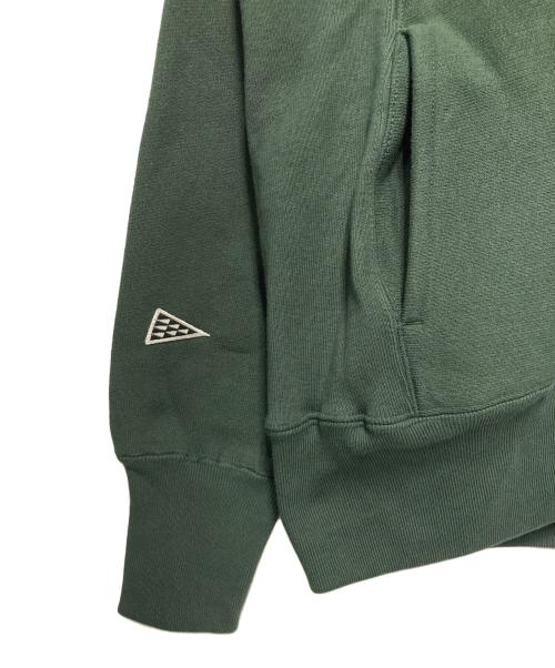 Champion REVERSE WEAVE（チャンピオン リバース ウィーブ）Champion REVERSE WEAVE (チャンピオン リバース ウィーブ) Pilgrim Surf+Supply (ピルグリム サーフサプライ) 25FW Team Hoodie / プルオーバーパーカー グリーン サイズ:Lの古着・服飾アイテム