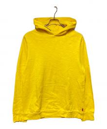 SUPREME（シュプリーム）の古着「15SS Mini Harvard Hooded L/S Top / プルオーバーパーカー」｜イエロー