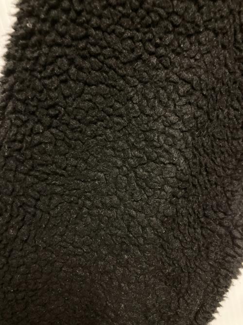 FUTUR（フューチャー）FUTUR (フューチャー) Sherpa Mayor Jacket / ボアフリースジャケット ブラック×アイボリー サイズ:Mの古着・服飾アイテム