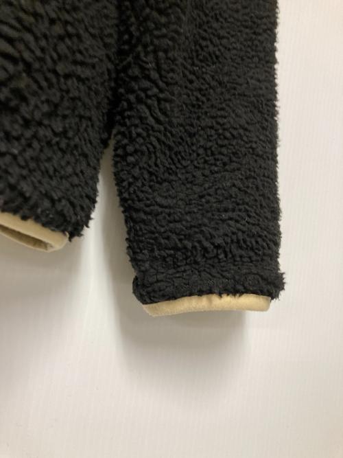 FUTUR（フューチャー）FUTUR (フューチャー) Sherpa Mayor Jacket / ボアフリースジャケット ブラック×アイボリー サイズ:Mの古着・服飾アイテム