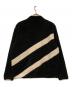 FUTUR (フューチャー) Sherpa Mayor Jacket / ボアフリースジャケット ブラック×アイボリー サイズ:M：13000円