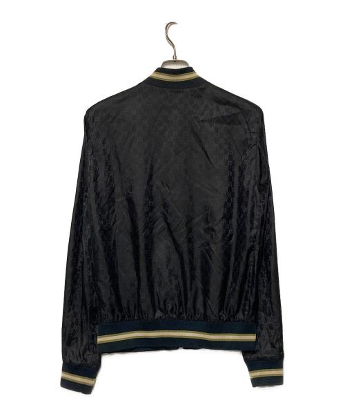 GUCCI（グッチ）GUCCI (グッチ) GG柄ナイロンスタジャン ブラック サイズ:46の古着・服飾アイテム