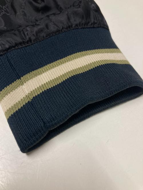 GUCCI（グッチ）GUCCI (グッチ) GG柄ナイロンスタジャン ブラック サイズ:46の古着・服飾アイテム