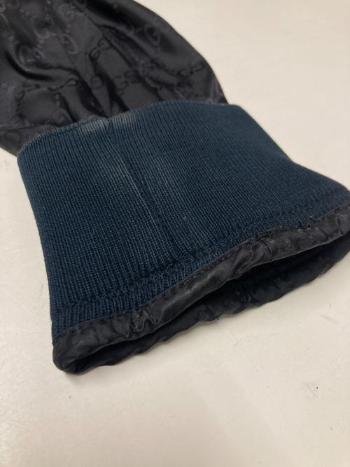 GUCCI（グッチ）GUCCI (グッチ) GG柄ナイロンスタジャン ブラック サイズ:46の古着・服飾アイテム