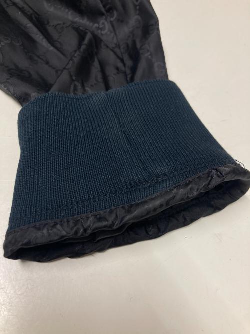 GUCCI（グッチ）GUCCI (グッチ) GG柄ナイロンスタジャン ブラック サイズ:46の古着・服飾アイテム