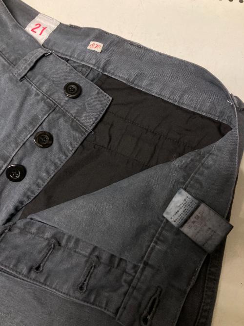 OUTIL（ウティ）OUTIL (ウティ) PANTALON BLESLE / M-47カーゴパンツ グレー サイズ:21の古着・服飾アイテム