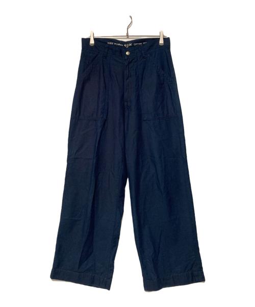 45R（フォーティファイブ・アール）45R (フォーティファイブ・アール) ベイカーパンツ ネイビー サイズ:3の古着・服飾アイテム