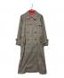 Vivienne Westwood RED LABEL（ヴィヴィアンウエストウッドレッドレーベル）の古着「グレンチェックトレンチコート」｜グレー