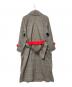 Vivienne Westwood RED LABEL (ヴィヴィアンウエストウッドレッドレーベル) グレンチェックトレンチコート グレー サイズ:2：22000円