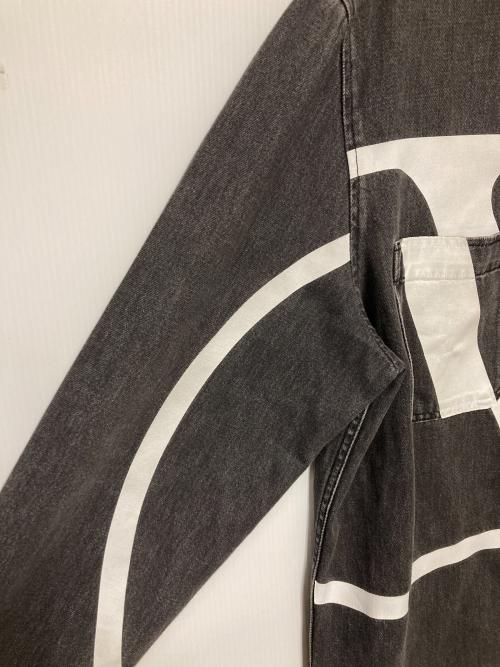 VALENTINO（ヴァレンティノ）VALENTINO (ヴァレンティノ) Vロゴシグネチャーデニムシャツ グレー サイズ:48の古着・服飾アイテム