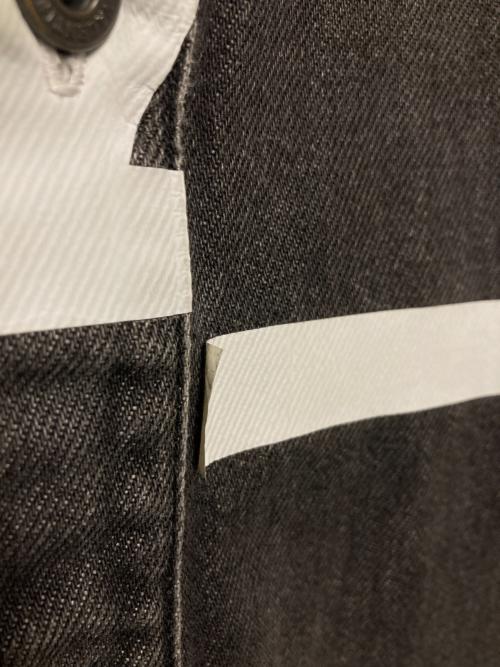 VALENTINO（ヴァレンティノ）VALENTINO (ヴァレンティノ) Vロゴシグネチャーデニムシャツ グレー サイズ:48の古着・服飾アイテム