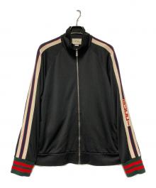 GUCCI（グッチ）の古着「17AW TECHNICAL JERSEY JACKET / トラックジャケット」｜ブラック