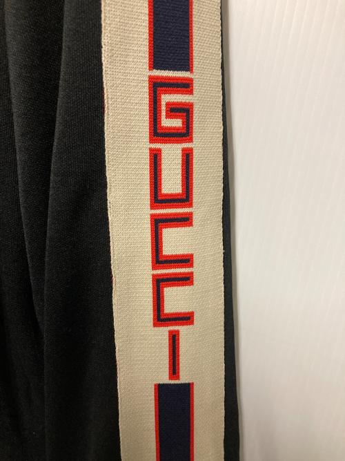 GUCCI（グッチ）GUCCI (グッチ) 17AW TECHNICAL JERSEY JACKET / トラックジャケット ブラック サイズ:Lの古着・服飾アイテム