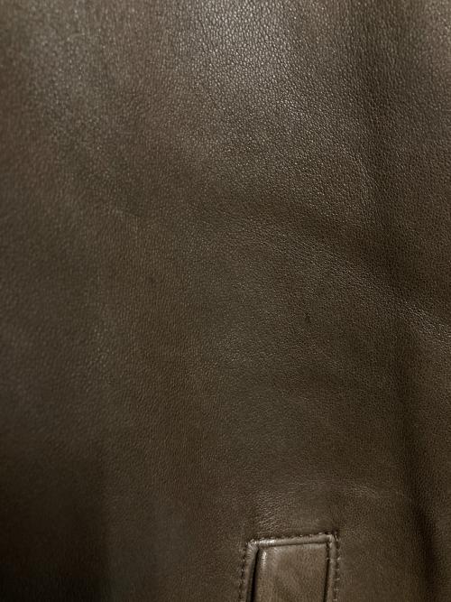 POLO RALPH LAUREN（ポロ・ラルフローレン）POLO RALPH LAUREN (ポロ・ラルフローレン) レザースイングトップ ブラウン サイズ:Sの古着・服飾アイテム