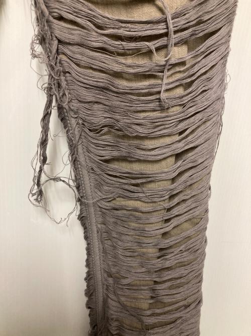 MIHARA YASUHIRO（ミハラヤスヒロ）MIHARA YASUHIRO (ミハラヤスヒロ) 加工デニムパンツ グレー サイズ:Sの古着・服飾アイテム