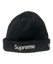SUPREME×New Era（シュプリーム×ニューエラ）の古着「Box Logo Beanie / アクリルボックスロゴニットキャップ」｜ブラック