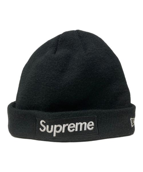 SUPREME（シュプリーム）SUPREME (シュプリーム) New Era (ニューエラ) Box Logo Beanie / アクリルボックスロゴニットキャップ ブラックの古着・服飾アイテム