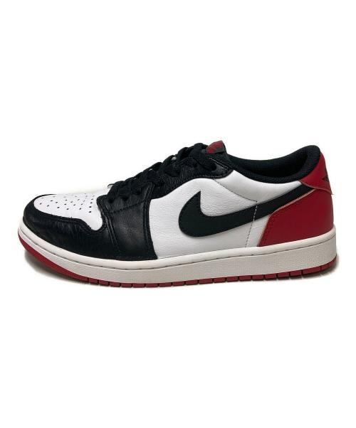 NIKE（ナイキ）NIKE (ナイキ) Air Jordan 1 Retro Low OG 'Black Toe 2023' ホワイト×レッド サイズ:US10の古着・服飾アイテム