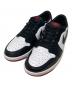 NIKE（ナイキ）の古着「Air Jordan 1 Retro Low OG 'Black Toe 2023'」｜ホワイト×レッド