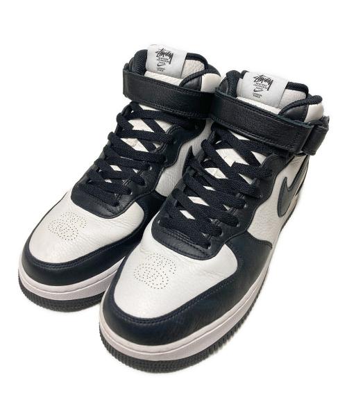 NIKE（ナイキ）NIKE (ナイキ) stussy (ステューシー) AIR FORCE 1 07 MID SP ホワイト×ブラック サイズ:US10の古着・服飾アイテム