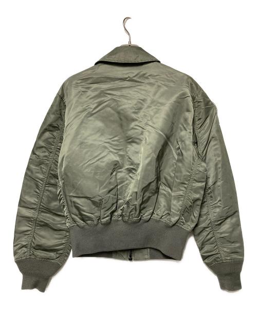 alpha industry（アルファ インダストリーズ）alpha industry (アルファ インダストリーズ) VX-31フライトジャケット グリーン サイズ:Mの古着・服飾アイテム