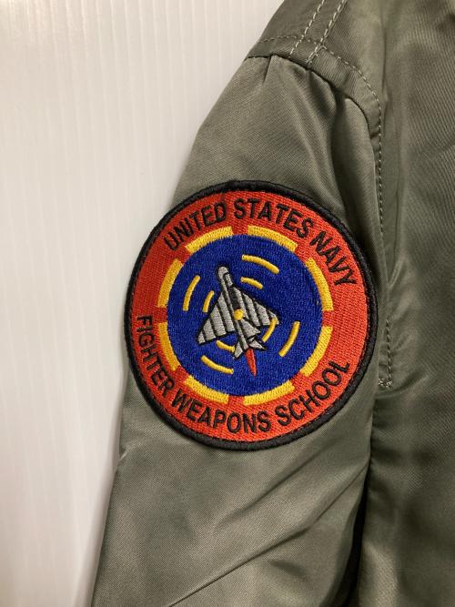 alpha industry（アルファ インダストリーズ）alpha industry (アルファ インダストリーズ) VX-31フライトジャケット グリーン サイズ:Mの古着・服飾アイテム