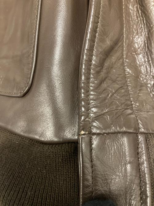 中田商店（中田商店）中田商店 (中田商店) A-2フライトジャケット ブラウン サイズ:38の古着・服飾アイテム