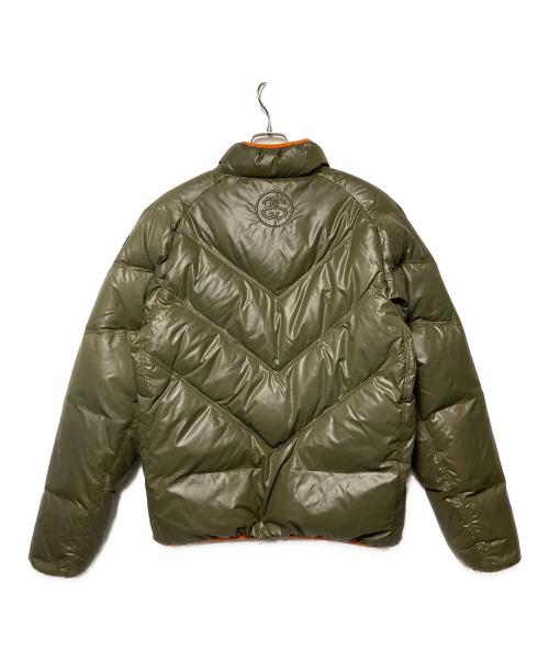stussy（ステューシー）stussy (ステューシー) Pen Field (ペンフィールド) SSリンクダウンジャケット グリーン サイズ:Mの古着・服飾アイテム