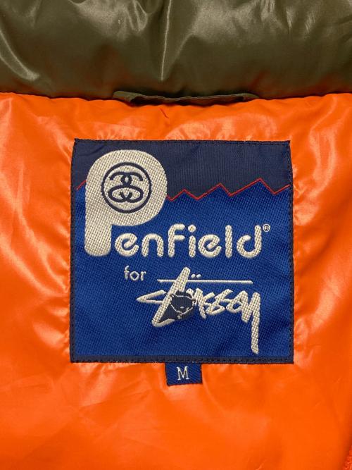stussy（ステューシー）stussy (ステューシー) Pen Field (ペンフィールド) SSリンクダウンジャケット グリーン サイズ:Mの古着・服飾アイテム