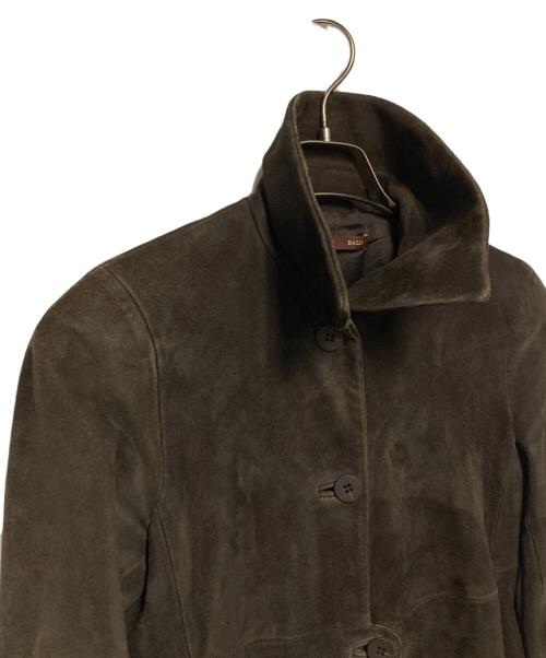 BALLY（バリー）BALLY (バリー) ゴートスエードコート ブラウン サイズ:38の古着・服飾アイテム
