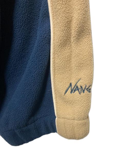 KEBOZ（ケボズ）KEBOZ (ケボズ) NANGA (ナンガ) フリースジャケット ブルー サイズ:Lの古着・服飾アイテム