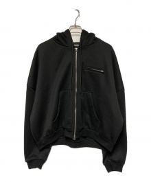 INTODUSK（イントゥダスク）の古着「FULL ZIP HOODIE / ジップパーカー」｜ブラック