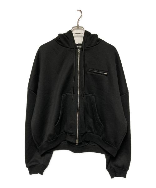 INTODUSK（イントゥダスク）INTODUSK (イントゥダスク) FULL ZIP HOODIE / ジップパーカー ブラック サイズ:Mの古着・服飾アイテム