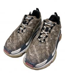 GUCCI×BALENCIAGA（グッチ×バレンシアガ）の古着「The Hacker Project triple S TRAINER」｜ベージュ