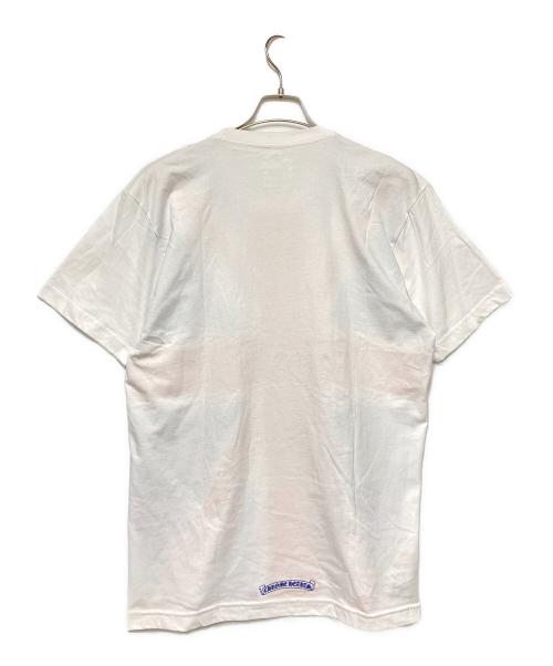 CHROME HEARTS（クロムハーツ）CHROME HEARTS (クロムハーツ) UNION JACK プリントTシャツ ホワイト×レッド×ブルー サイズ:Lの古着・服飾アイテム