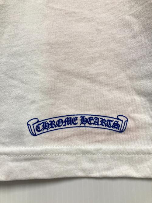 CHROME HEARTS（クロムハーツ）CHROME HEARTS (クロムハーツ) UNION JACK プリントTシャツ ホワイト×レッド×ブルー サイズ:Lの古着・服飾アイテム