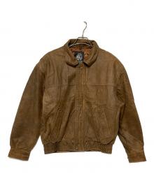 SUNTORY BOSS（サントリーボス）の古着「90s ボスジャン / レザージャケット」｜ブラウン