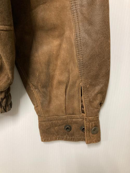 SUNTORY BOSS（サントリーボス）SUNTORY BOSS (サントリーボス) 90s ボスジャン / レザージャケット ブラウン サイズ:Lの古着・服飾アイテム