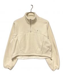 HER LIP TO（ハーリップトゥ）の古着「Flight Mode Half Zip Fleece Pullover / ハーフジップフリース」｜アイボリー