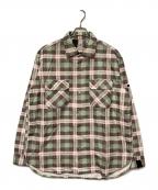 N.HOOLYWOOD×big macエヌ ハリウッド×ビッグマック）の古着「チェックネルシャツ」｜ピンク×グリーン