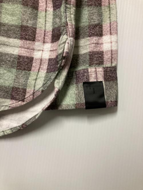 N.HOOLYWOOD（エヌ ハリウッド）N.HOOLYWOOD (エヌ ハリウッド) big mac (ビッグマック) チェックネルシャツ ピンク×グリーン サイズ:Mの古着・服飾アイテム