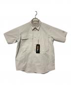 DESCENTE ALLTERRAINデザイント オルテライン）の古着「ALLTERRAIN81 OVER H/S SHIRT」｜グレー