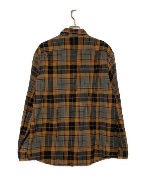 SUPREME（シュプリーム）SUPREME (シュプリーム) 22FW Plaid Flannel Shirt / クラシックロゴチェックネルシャツ ブラウン サイズ:Lの古着・服飾アイテム