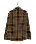 SUPREME (シュプリーム) 22FW Plaid Flannel Shirt / クラシックロゴチェックネルシャツ ブラウン サイズ:L：10000円