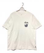 NIKE×stussyナイキ×ステューシー）の古着「NRG FL SS 8BALL TEE / 8ボールプリントTシャツ」｜ホワイト
